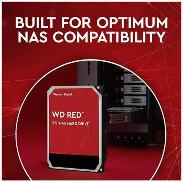 Alt view image 4 of 6 - WD Red 3TB NAS Internal Hard Drive - 5400 RPM Class, SATA 6Gb/s, SMR, 256MB Cache, 3.5" - WD30EFAX