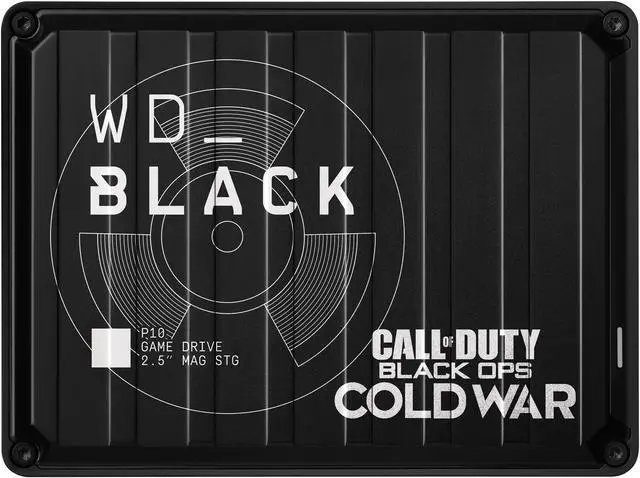 Main image of WD BLACK 2TB P10, Call of Duty: Black Ops Cold War Special Edition USB 3.2 Gen 1, Micro B Model WDBAZC0020BBK-WESN Black
