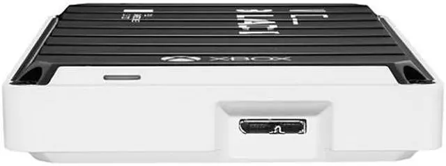 Alt view image 6 of 6 - WD 4TB BLACK P10 Game Drive for Xbox USB 3.2 Gen 1, Micro-B Model WDBA5G0040BBK-WESN Black with White Trim