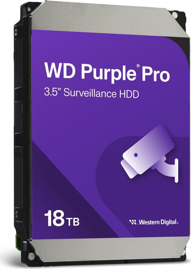 Alt view image 2 of 7 - WD Purple Pro WD181PURP 18TB 7200 RPM 512MB Cache SATA 6.0Gb/s 3.5" Internal Hard Drive