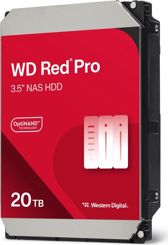 Alt view image 3 of 3 - Western Digital 20TB WD Red Pro NAS Internal Hard Drive HDD - 7200 RPM, SATA 6 Gb/s, CMR, 512 MB Cache, 3.5" - WD201KFGX