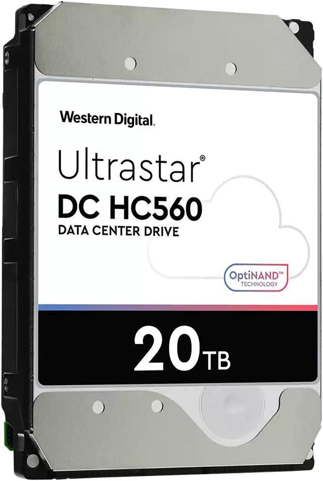 WD Ultrastar DC HC560 0F38755 20TB Hard Drive 512MB Cache 7200 RPM SATA  6.0Gb/s 512E SE NP3 3.5