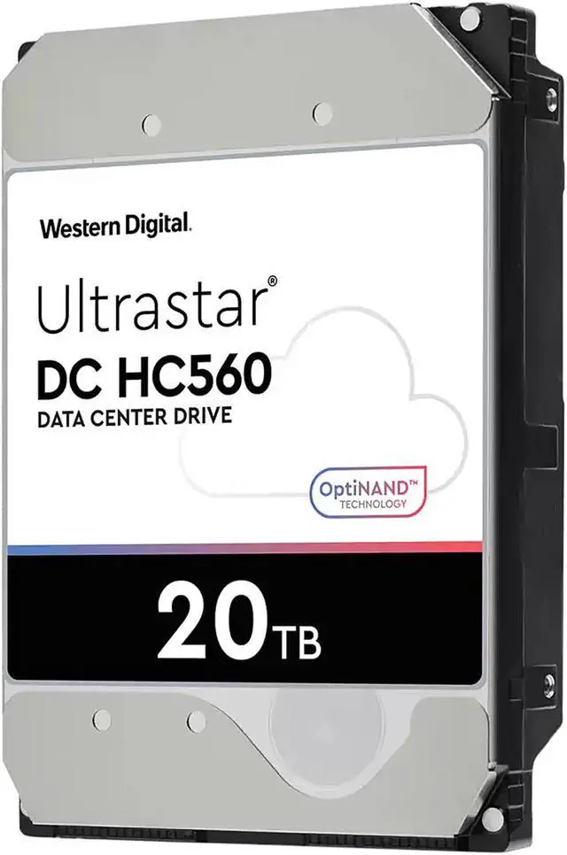 Alt view image 2 of 3 - WD Ultrastar DC HC560 0F38755 20TB Hard Drive 512MB Cache 7200 RPM SATA 6.0Gb/s 512E SE NP3 3.5" Internal HDD (WUH722020ALE6L4)