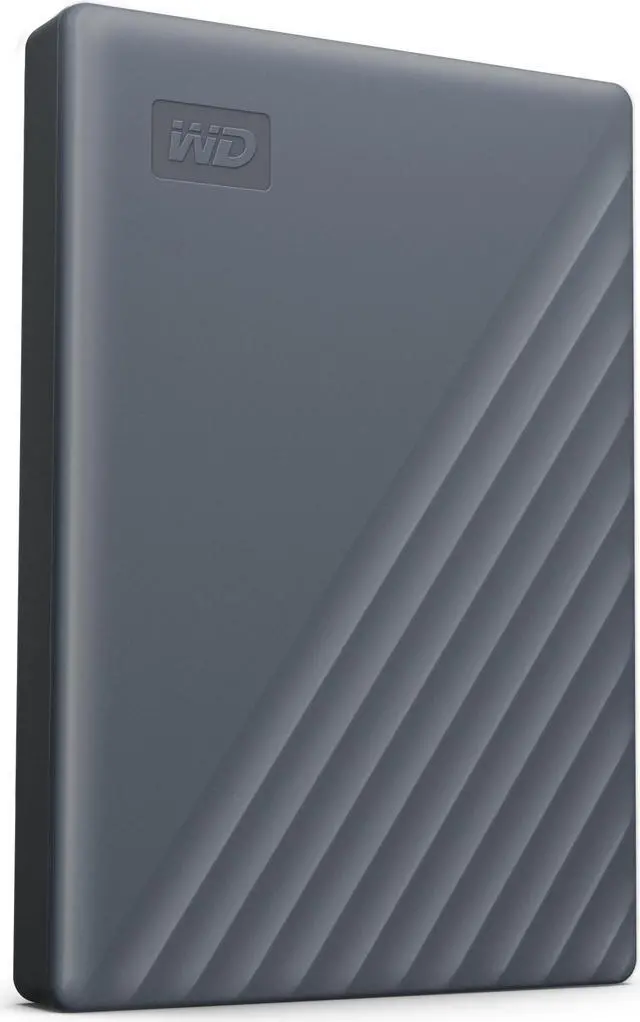Alt view image 3 of 5 - WD 2TB My Passport Portable Storage External Hard Drive  USB-C™ (WDBWML0020BGY-WESN)