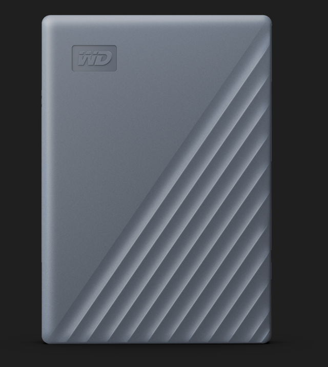 WD My Passport 4TB Portable External Hard Drive – USB 3.0 – Blue – WDBPKJ0040BBL-WESN