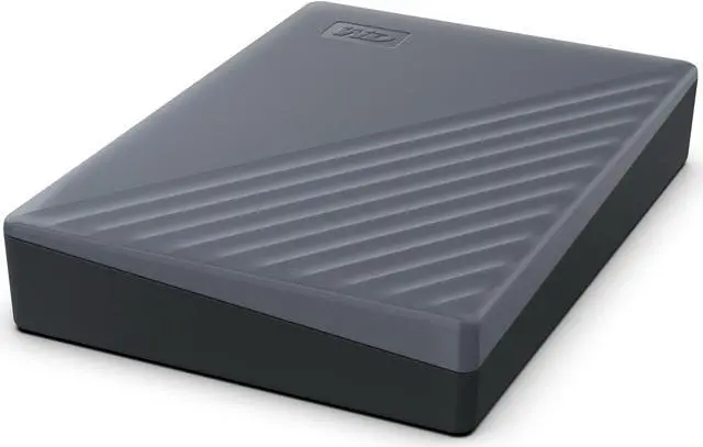 Alt view image 4 of 5 - WD 5TB My Passport Portable Storage External Hard Drive  USB-C™ (WDBRMD0050BGY-WESN)