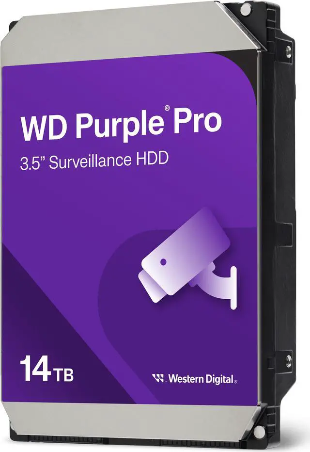 Alt view image 3 of 4 - WD Purple Pro WD142PURP 14TB 7200 RPM 512MB Cache SATA 3.5" Internal Hard Drive Bare Drive