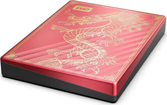 Alt view image 5 of 6 - Western Digital 2TB My Passport Hard Drives - Portable External USB-C™ USB 3.2 Gen 1/USB 3.0 USB 2.0 Model WDBRHB0020BRD-WESN Dark Red