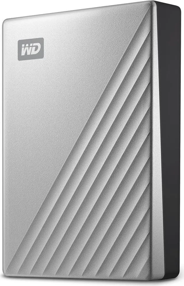 Main image of WD 6TB Silver My Passport Ultra for Portable Storage External Hard Drive USB-C for Mac  (WDBGKC0060BSL-WESN)