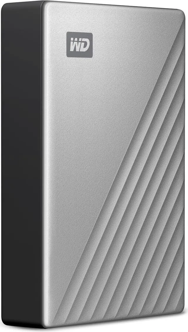 Alt view image 2 of 7 - WD 6TB Silver My Passport Ultra for Portable Storage External Hard Drive USB-C for Mac  (WDBGKC0060BSL-WESN)