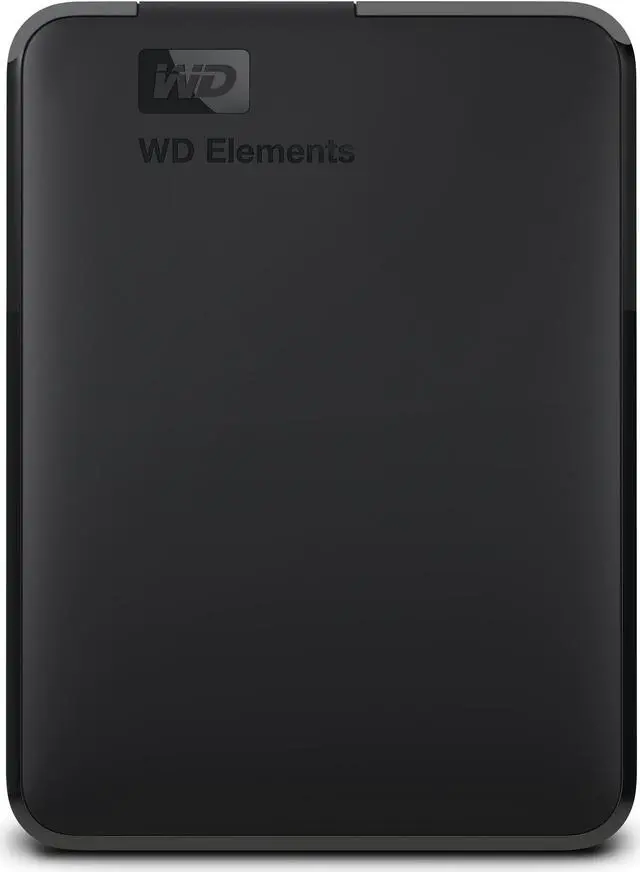 Alt view image 2 of 5 - WD 6TB Elements Portable Storage USB 3.2 Gen 1/USB 3.0 (USB 2.0 compatible) Model WDBHJS0060BBK-WESN Black