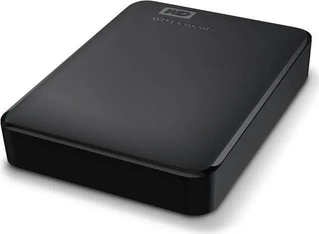 Alt view image 3 of 5 - WD 6TB Elements Portable Storage USB 3.2 Gen 1/USB 3.0 (USB 2.0 compatible) Model WDBHJS0060BBK-WESN Black
