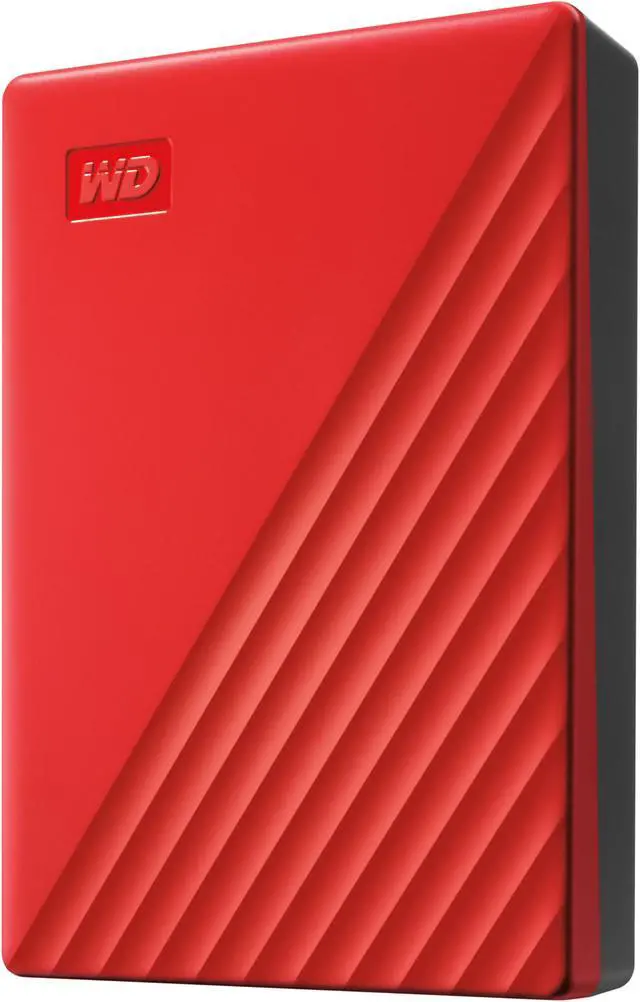 Alt view image 2 of 4 - WD 6TB Portable Storage External Hard Drive  ( WDBR9S0060BRD-WESN ) Red