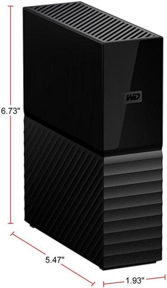 Alt view image 8 of 10 - WD My Book 24TB Desktop Hard Drive WDBBGB0240HBK-NESN Black