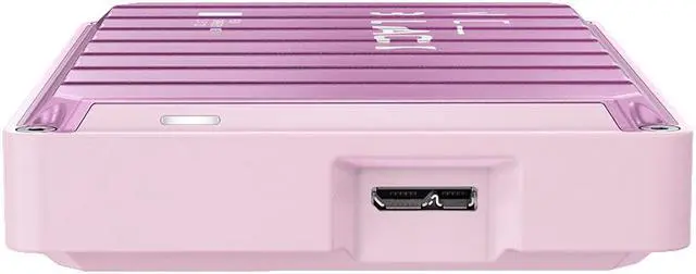 Alt view image 5 of 5 - WD_BLACK 6TB Pink P10 Game Drive Portable External Hard Drive HDD, Works with PlayStation, Xbox, & PC - WDBZ7D0060BPK-WESN