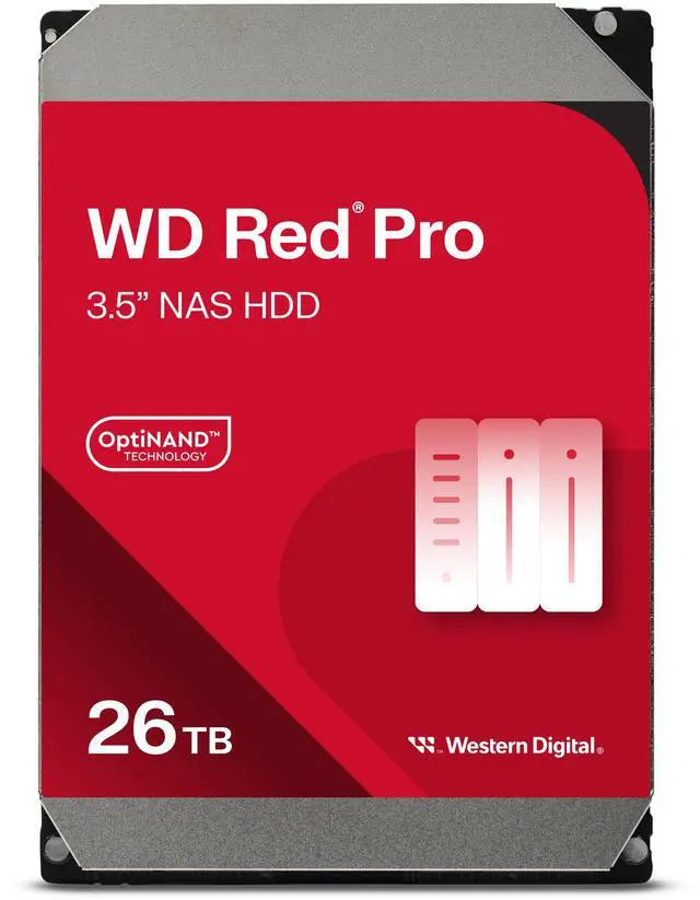 Alt view image 2 of 3 - Western Digital Red Pro WD260KFGX 26TB 7200 RPM 512MB Cache SATA 6.0Gb/s 3.5" HD OEM
