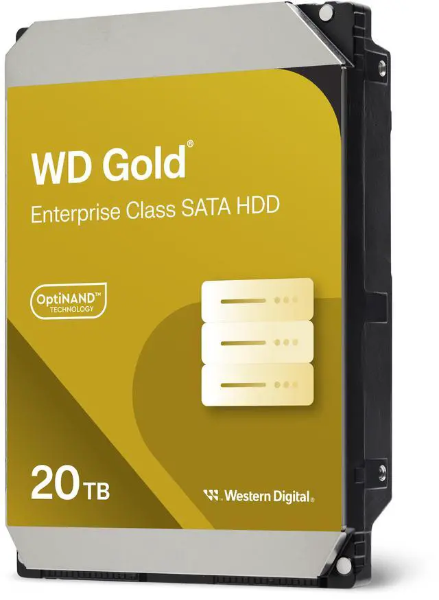 Alt view image 2 of 9 - WD Gold WD203KRYZ 20TB 7200 RPM 512MB Cache SATA 6.0Gb/s 3.5" Internal Hard Drive
