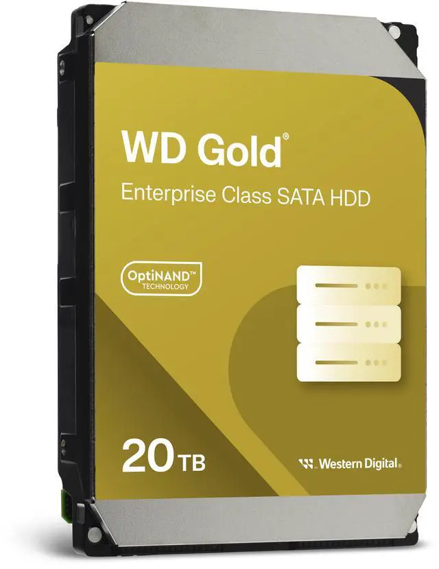Alt view image 3 of 9 - WD Gold WD203KRYZ 20TB 7200 RPM 512MB Cache SATA 6.0Gb/s 3.5" Internal Hard Drive
