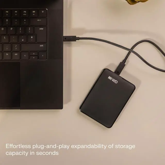 Alt view image 5 of 6 - Western Digital 2TB Elements Hard WD|WDBDTV0020BBK-WESN R USB 3.2 Gen 1/USB 3.0 (USB 2.0 compatible) Model WDBDTV0020BBK-WESN