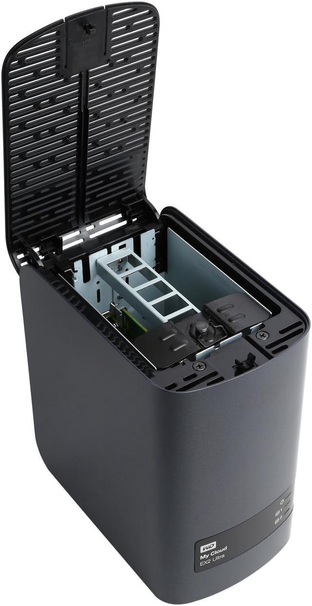 Alt view image 9 of 10 - WD Diskless My Cloud EX2 Ultra NAS - Network Attached Storage - Dual-Core Processor (WDBVBZ0000NCH-NESN)