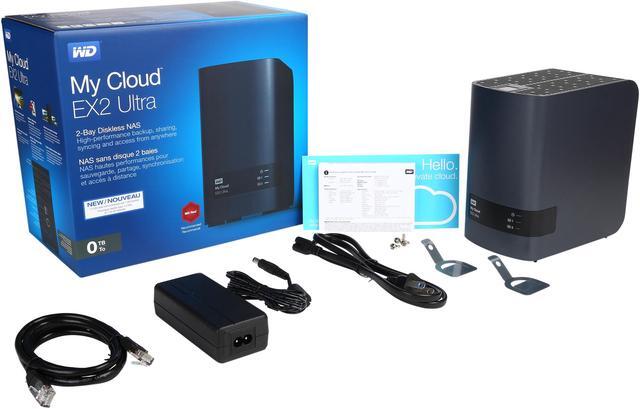 Alt view image 10 of 10 - WD Diskless My Cloud EX2 Ultra NAS - Network Attached Storage - Dual-Core Processor (WDBVBZ0000NCH-NESN)