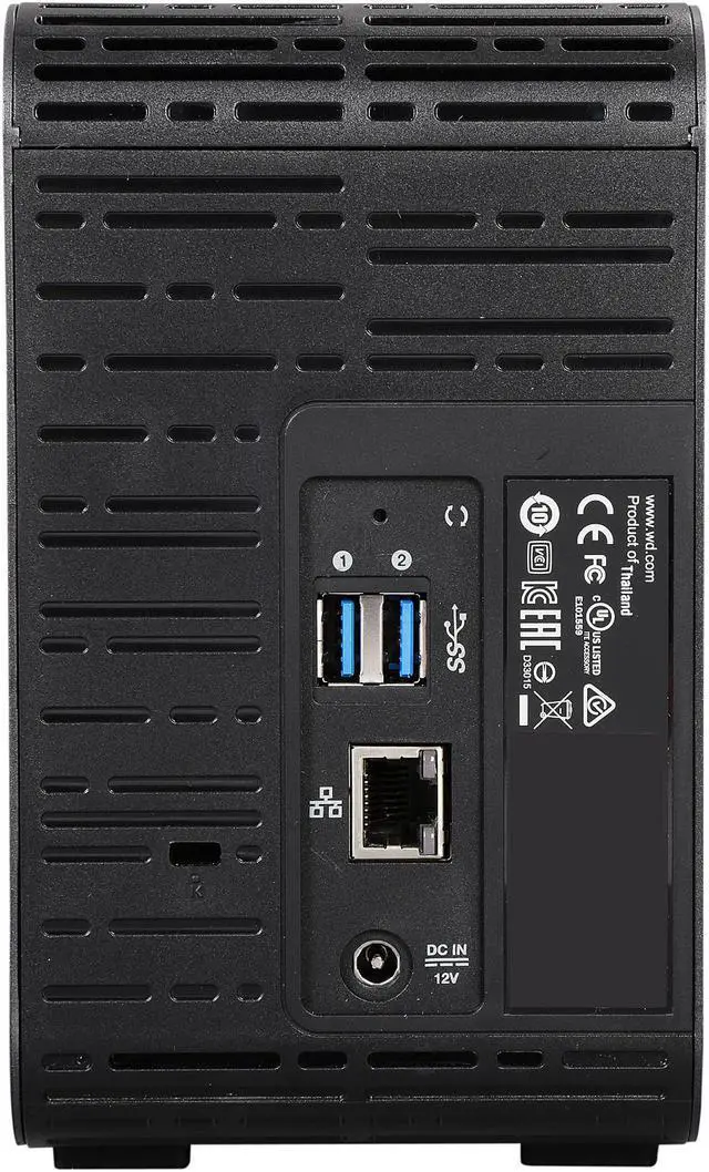 Alt view image 5 of 9 - WD 8TB My Cloud EX2 Ultra NAS - Network Attached Storage - Dual-Core Processor (WDBVBZ0080JCH-NESN)