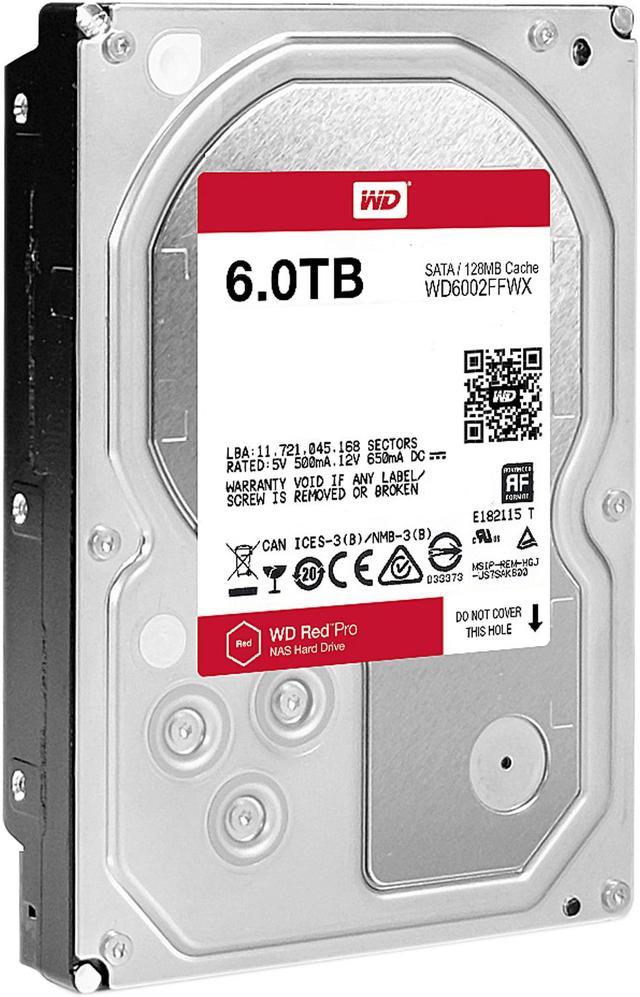 Samarbejde Transformer forsendelse WD Red Pro 6TB NAS Hard Disk Drive 7200 RPM 3.5" - Newegg.com