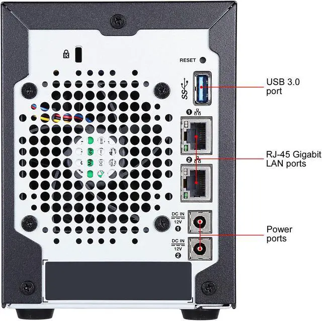 Alt view image 7 of 10 - WD 0TB My Cloud PR2100 Pro Series Diskless w/ Transcoding, NAS - Quad-core Processor & 4GB RAM (WDBBCL0000NBK-NESN)
