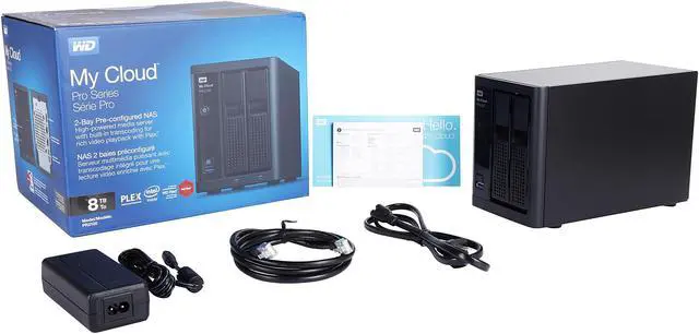 Alt view image 10 of 11 - WD 8TB My Cloud PR2100 Pro Series w/ Transcoding, NAS - Quad-core Processor & 4GB RAM (WDBBCL0080JBK-NESN)