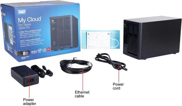 Alt view image 11 of 11 - WD 8TB My Cloud PR2100 Pro Series w/ Transcoding, NAS - Quad-core Processor & 4GB RAM (WDBBCL0080JBK-NESN)