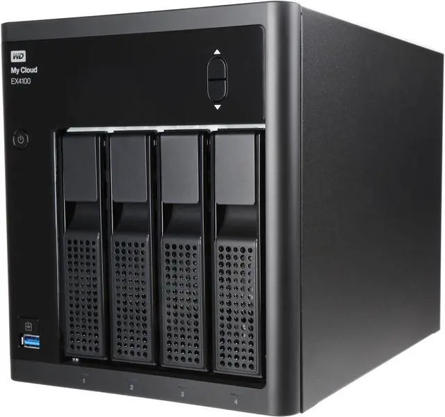 Main image of WD 32TB My Cloud EX4100 Expert Series for Mac/PC & iOS/Android - NAS (WDBWZE0320KBK-NESN)