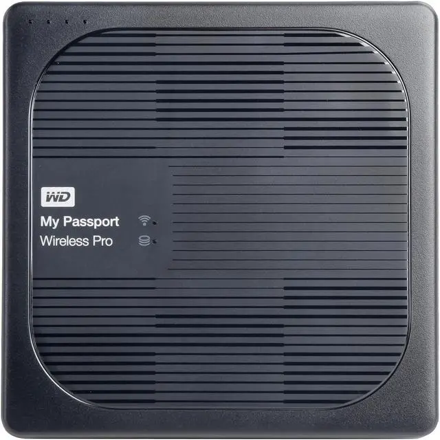 Alt view image 2 of 7 - WD 3TB My Passport Wireless Pro Portable External Hard Drive - WiFi AC, SD, USB 3.0 - WDBSMT0030BBK-NESN