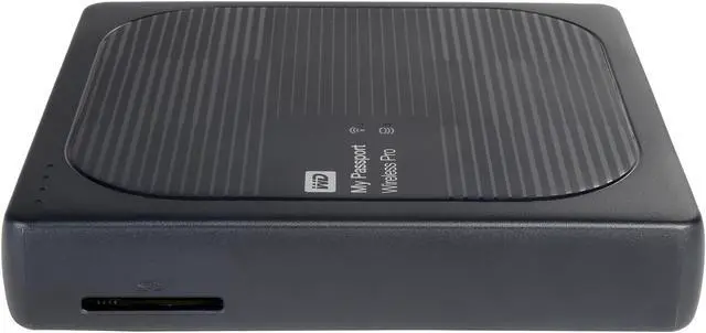 Alt view image 4 of 7 - WD 3TB My Passport Wireless Pro Portable External Hard Drive - WiFi AC, SD, USB 3.0 - WDBSMT0030BBK-NESN
