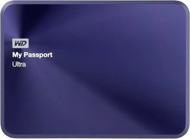 Alt view image 2 of 6 - WD 4TB My Passport Ultra Metal Edition Hard Drives - Portable External USB 3.0 Model WDBEZW0040BBA-NESN Navy