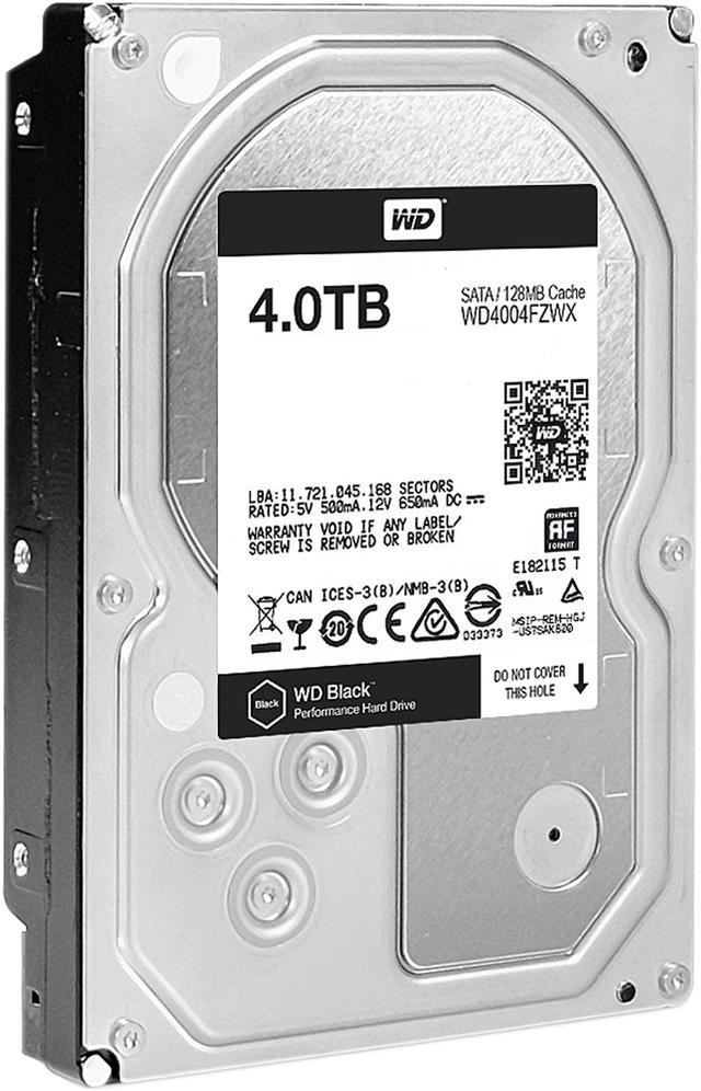 WD Black 4TB Performance Desktop Hard Drive 7200 RPM - Newegg.com