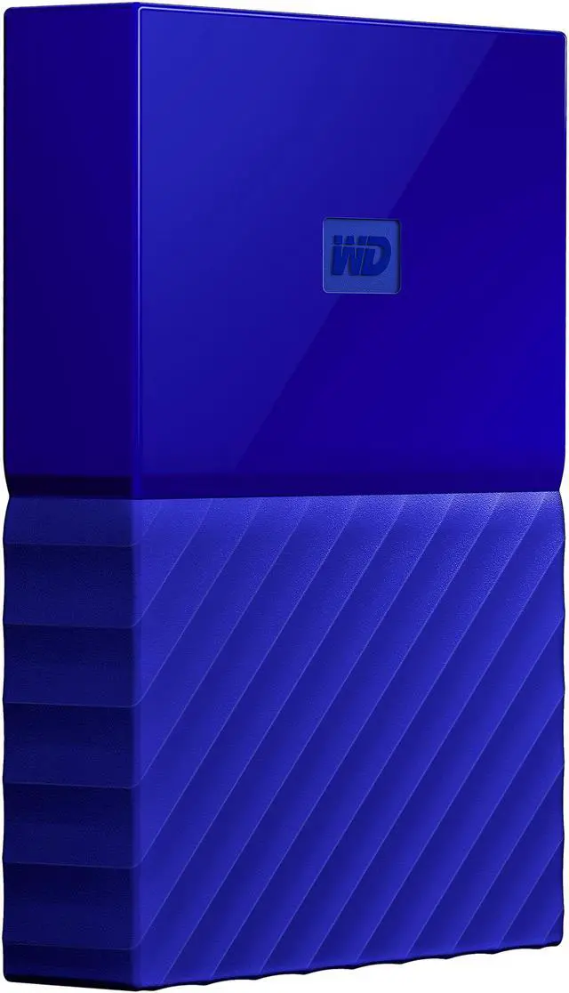 Main image of WD 4TB My Passport Portable Hard Drive USB 3.0 Model WDBYFT0040BBL-WESN Blue