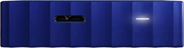 Alt view image 3 of 4 - WD 4TB My Passport Portable Hard Drive USB 3.0 Model WDBYFT0040BBL-WESN Blue