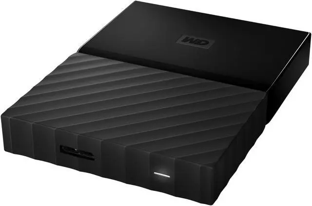 Alt view image 3 of 5 - WD 3TB My Passport Portable Hard Drive USB 3.0 Model WDBYFT0030BBK-WESN Black