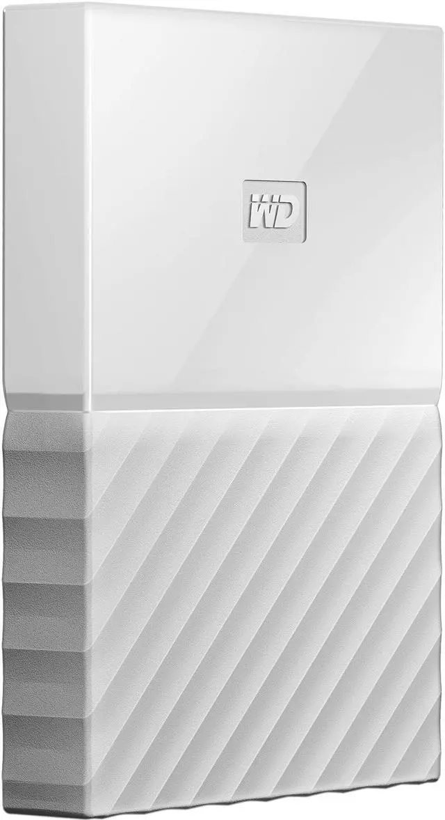 Main image of WD 1TB My Passport Portable Hard Drive USB 3.0 Model WDBYNN0010BWT-WESN White