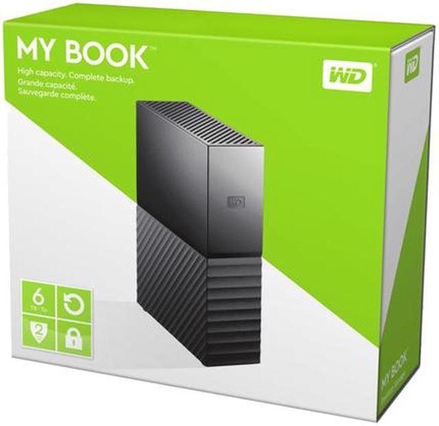 Alt view image 9 of 9 - WD My Book 6TB Desktop External Hard Drive for Windows/Mac/Laptop, USB 3.0 Black (WDBBGB0060HBK-NESN)