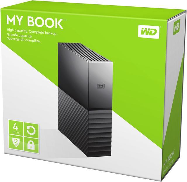 Alt view image 7 of 11 - WD My Book 4TB Desktop External Hard Drive for Windows/Mac/Laptop, USB 3.0 Black (WDBBGB0040HBK-NESN)
