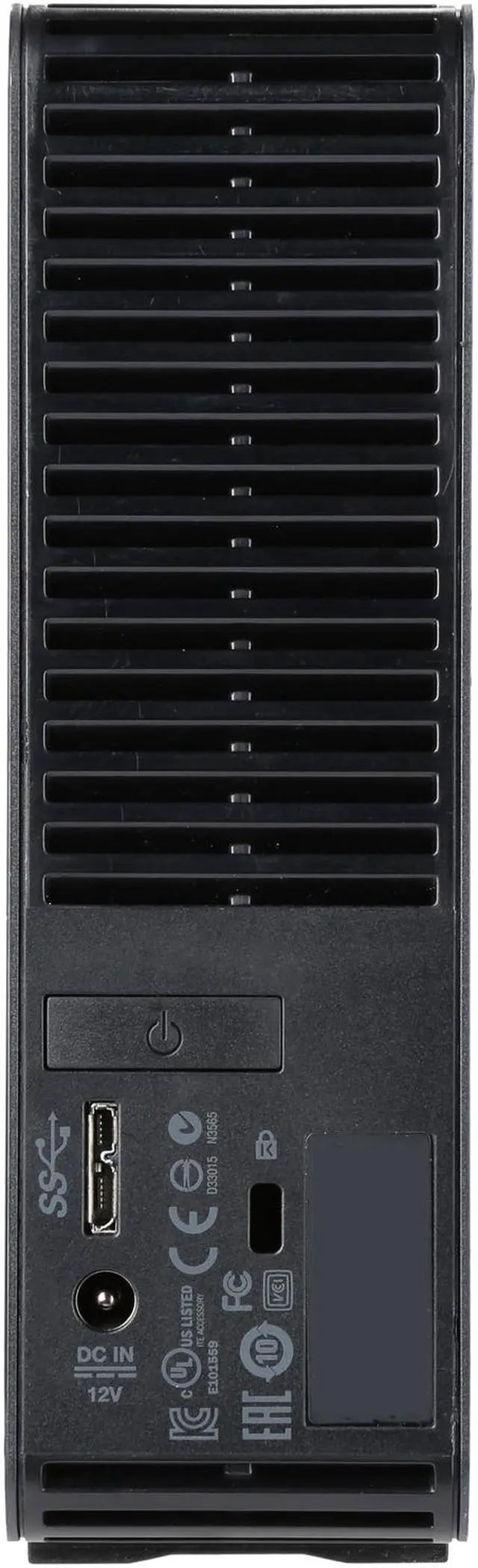 Alt view image 3 of 5 - WD Elements 4TB USB 3.0 Desktop External Hard Drive WDBWLG0040HBK Black