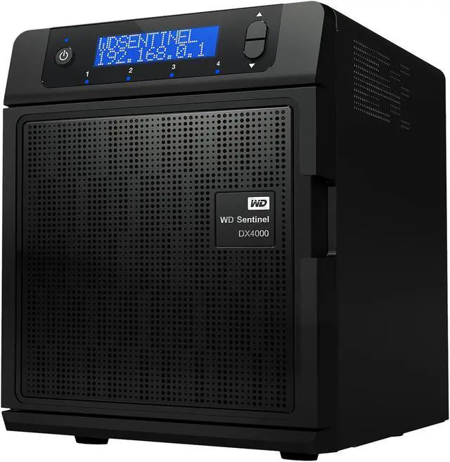 Main image of WD Sentinel DX4000 12TB (4x3TB) Small Business Storage Server NAS  WDBLGT0120KBK-NESN