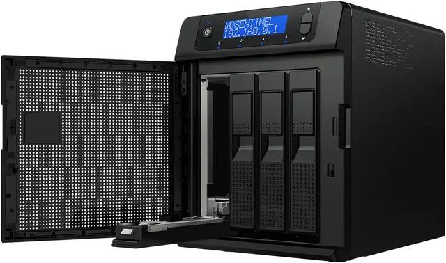 Alt view image 2 of 10 - WD Sentinel DX4000 12TB (4x3TB) Small Business Storage Server NAS  WDBLGT0120KBK-NESN