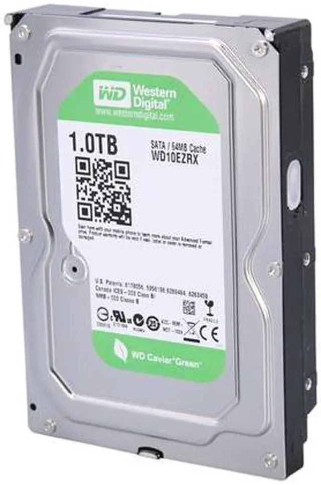 Alt view image 2 of 5 - WD Green WD10EZRX 1TB IntelliPower 64MB Cache SATA 6.0Gb/s 3.5" Internal Hard Drive Bare Drive