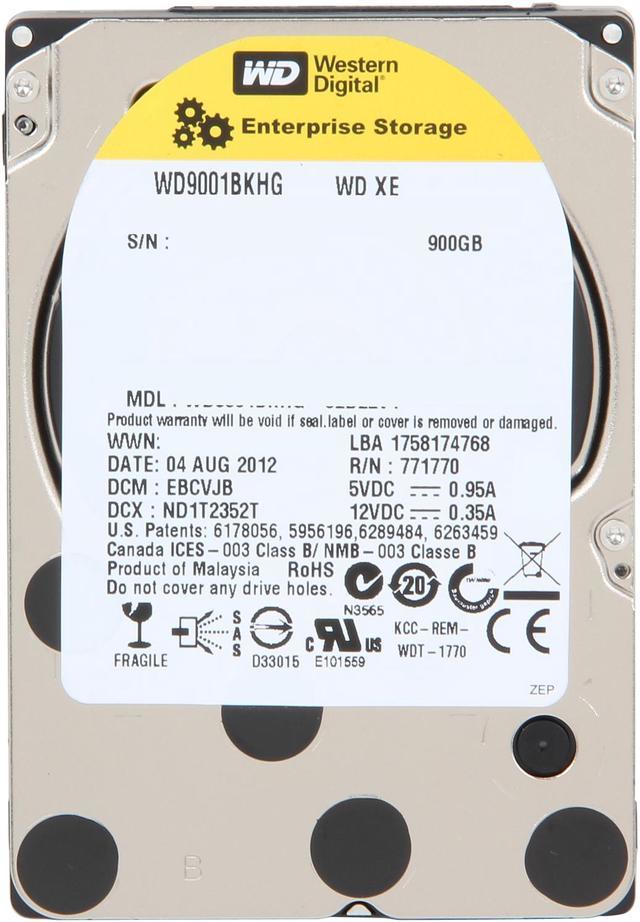 Western Digital XE WD9001BKHG 900GB 10000 RPM 32MB Cache SAS 6Gb/s 2.5