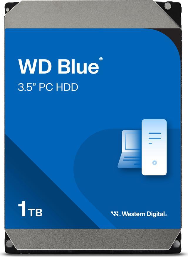 WD Blue 1TB Desktop Hard Disk Drive - 7200 RPM SATA 6Gb/s 64MB Cache 3.5  Inch - WD10EZEX