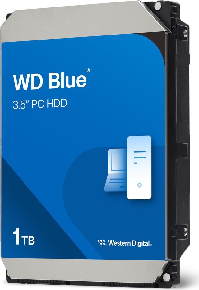 WD Blue 1TB Desktop Hard Disk Drive - 7200 RPM SATA 6Gb/s 64MB Cache 3.5  Inch - WD10EZEX