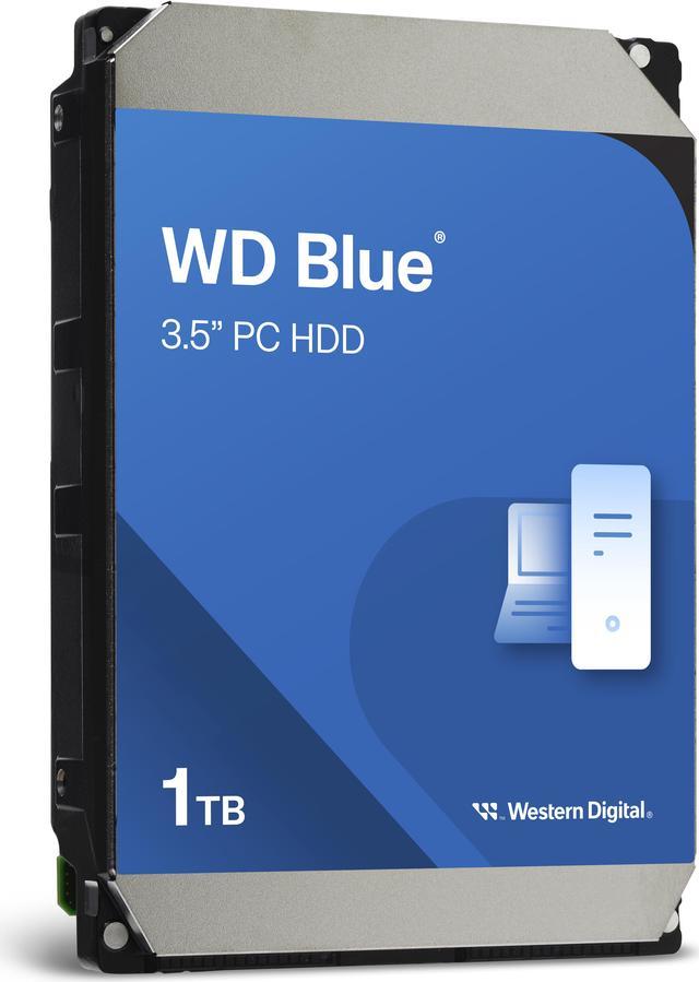 WD Blue 1TB Desktop Hard Disk Drive - 7200 RPM SATA 6Gb/s 64MB Cache 3.5  Inch - WD10EZEX