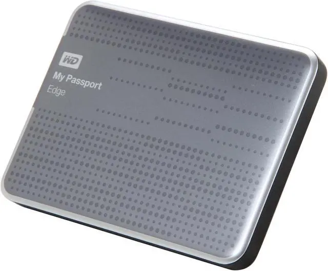 Main image of WD 500GB My Passport Edge Portable Hard Drive USB 3.0 Model WDBK6Z5000ATT-NESN Black